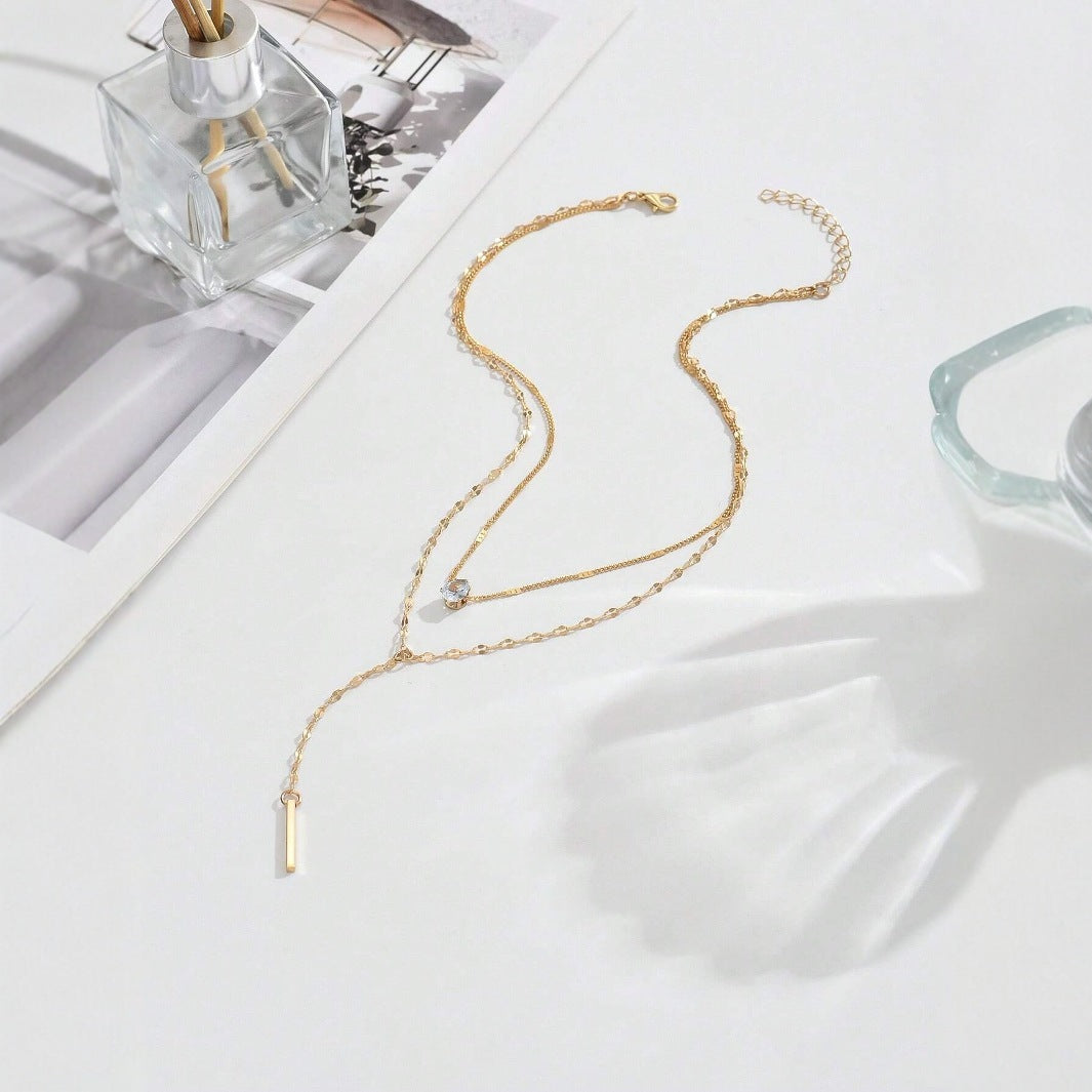 y-shaped-tassel-rhinestone-necklace