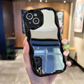 Cream Pattern Mirror iPhone Case - Viexta