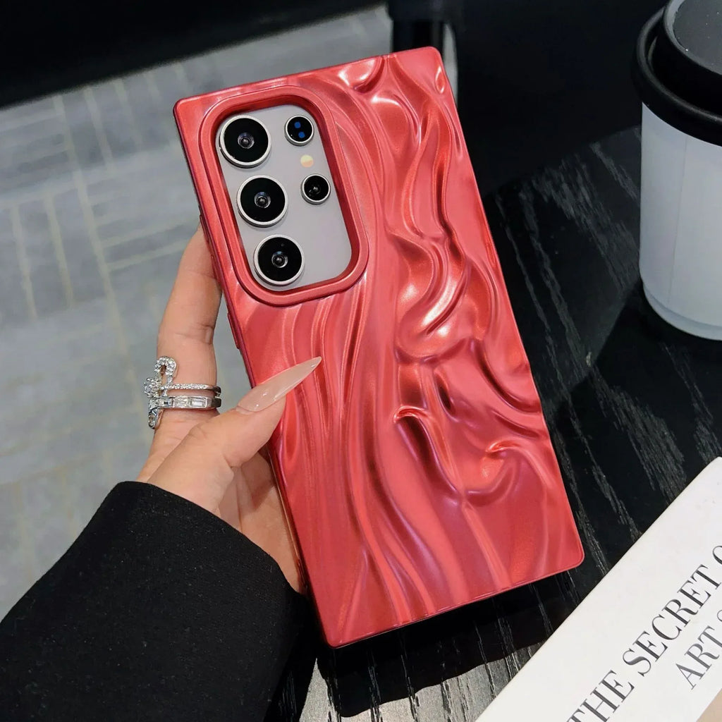 Three-dimensional Pleated Samsung Case - Viexta