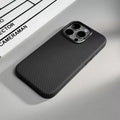 carbon-fiber-grain-magnetic-leather-iphone-case - Viexta