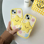 Yellow Silicone Protective iPhone Case - Viexta