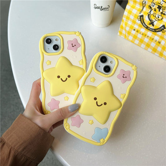 Yellow Silicone Protective iPhone Case