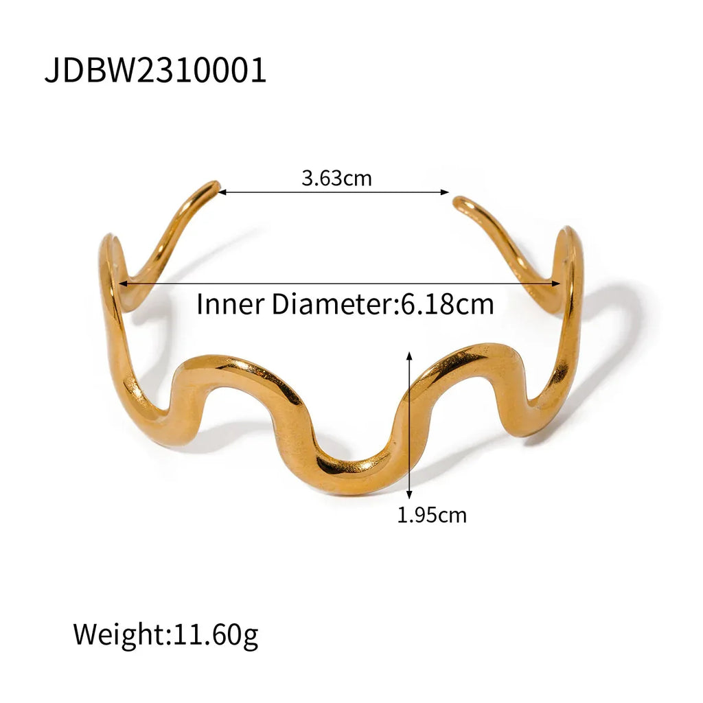 Titanium Steel Spiral Bracelet - Viexta
