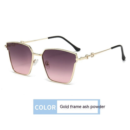 Small Frame Metal Hip Hop Sunglasses