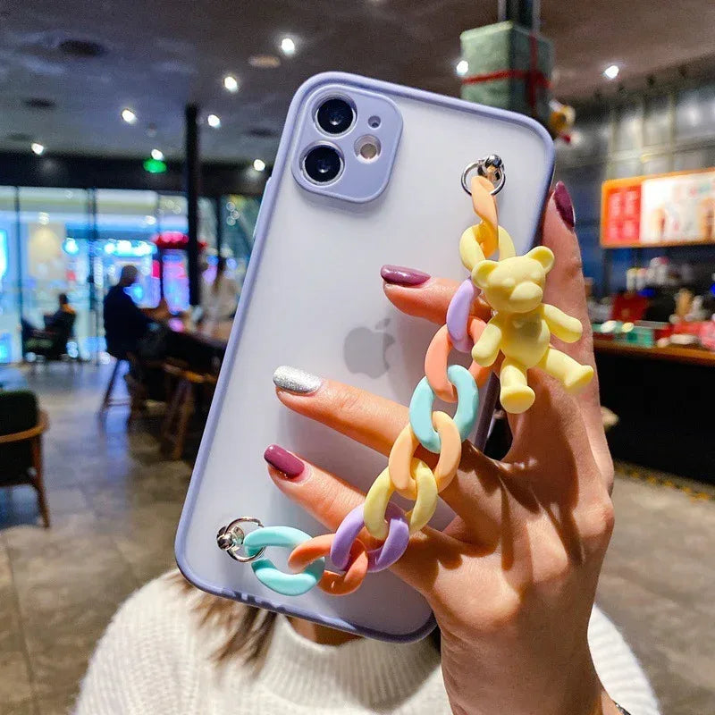 bear-bracelet-silicone-iphone-case - Viexta