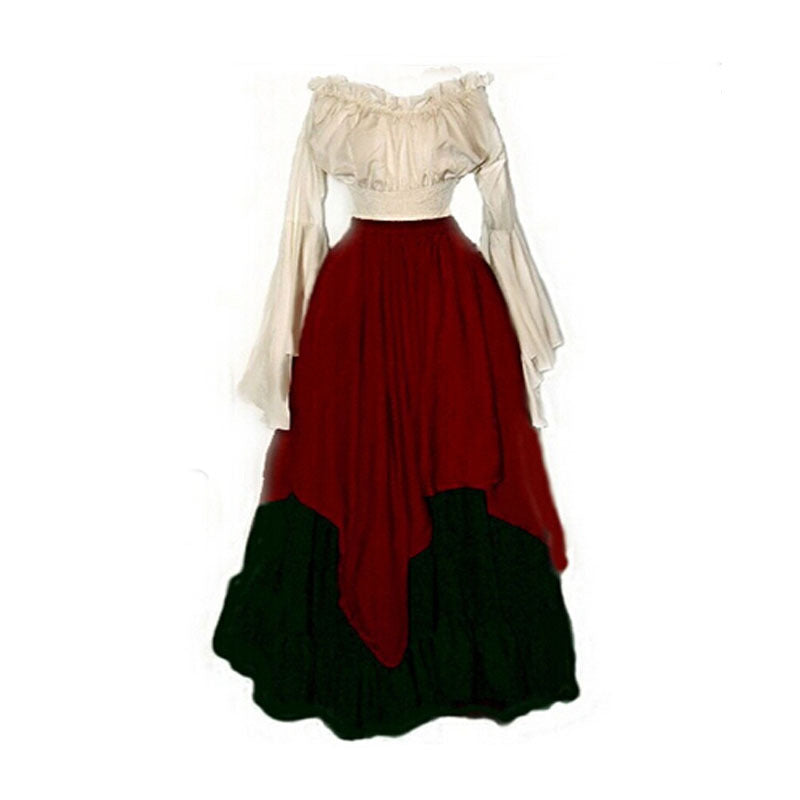 American Medieval Long Sleeve Gown