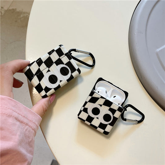 Checkerboard Lattice Airpods Protective Cover