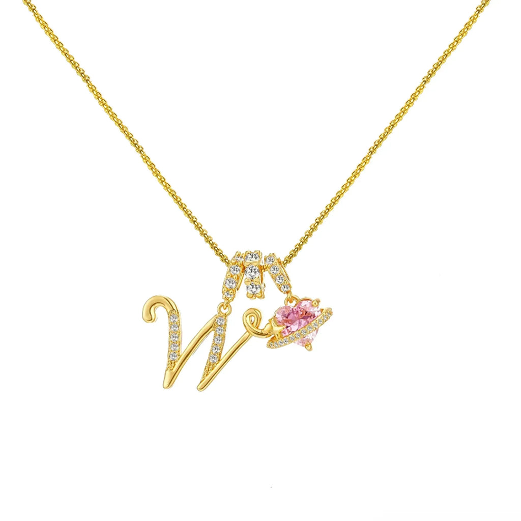Dopamine 26 English Letter Necklace - Viexta