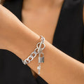 thick-chain-with-shiny-lock-and-key-pendant-necklace - Viexta