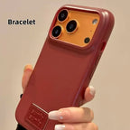 Leather Anti-fall Pure Bottom Leather Pattern iPhone Case - Viexta