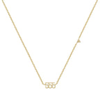 Angel Digit Stainless Steel Three-link Number Pendant Necklace - Viexta