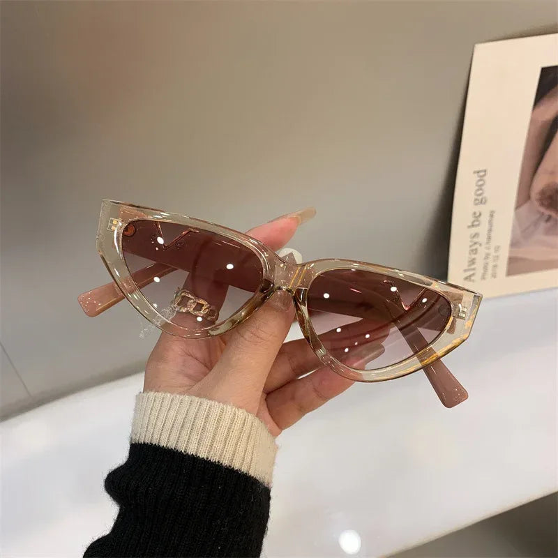 casual-cats-eye-large-rim-sunglasses - Viexta