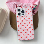 Polka Dot Magnetic Bracket iPhone Case - Viexta