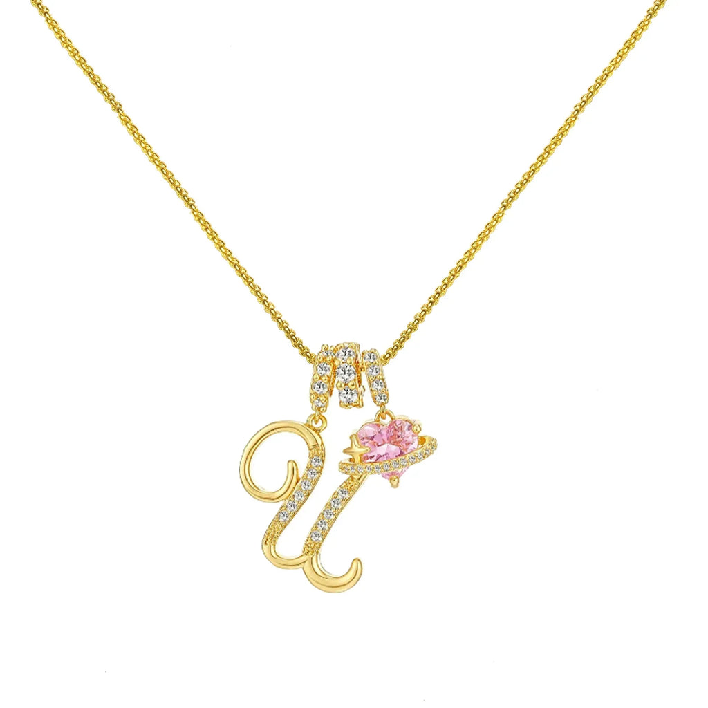 Dopamine 26 English Letter Necklace - Viexta