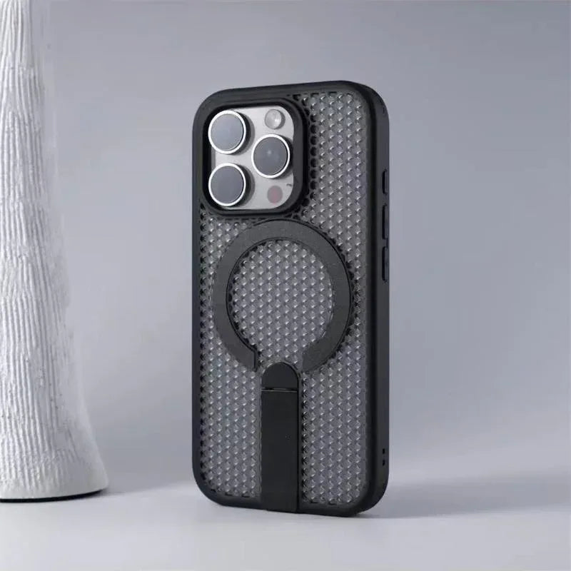 Drop-resistant Pivot Bracket Suction iPhone Case - Viexta
