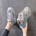Breathable Platform Gradient Sneakers - Viexta