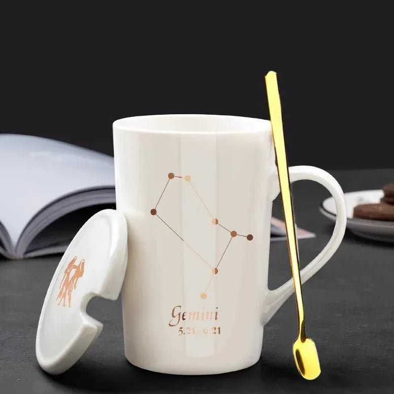 Twelve Constellation Ceramic Cup Set - Viexta