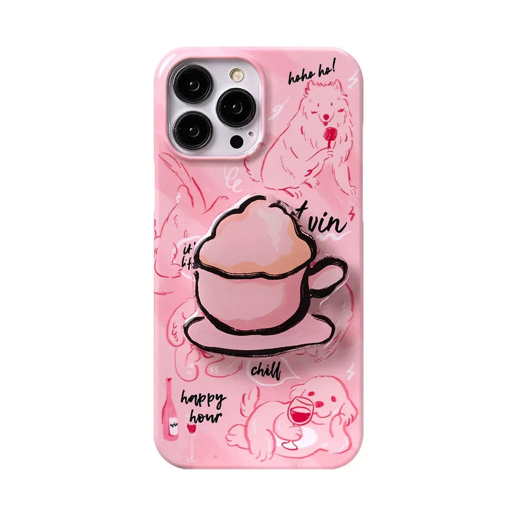 fashion-cute-cat-print-iphone-case - Viexta