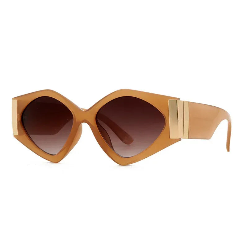 Small Frame Cat Eye Female Sunglasses - Viexta