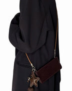 Niche Magnetic Flip Vintage Brown iPhone case - Viexta