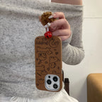 cartoon-cute-line-dog-iphone-case - Viexta