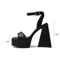 Women's Square Toe Chunky Heel - Viexta