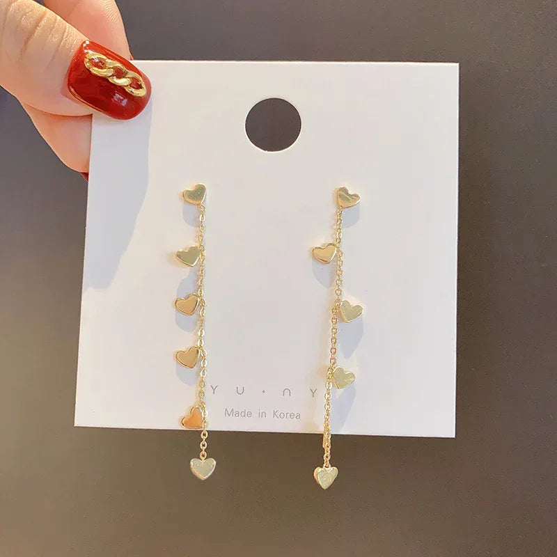S925 Silver Needle Love Series Earrings - Viexta