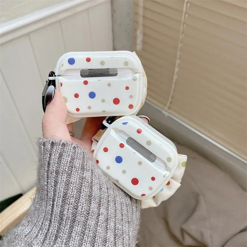 Bluetooth Wireless Earphone Cover With Bow Dot - Viexta