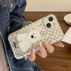 Polka Dot West Highland iPhone Case - Viexta