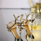 Rhinestone Strap Fairy High Heels