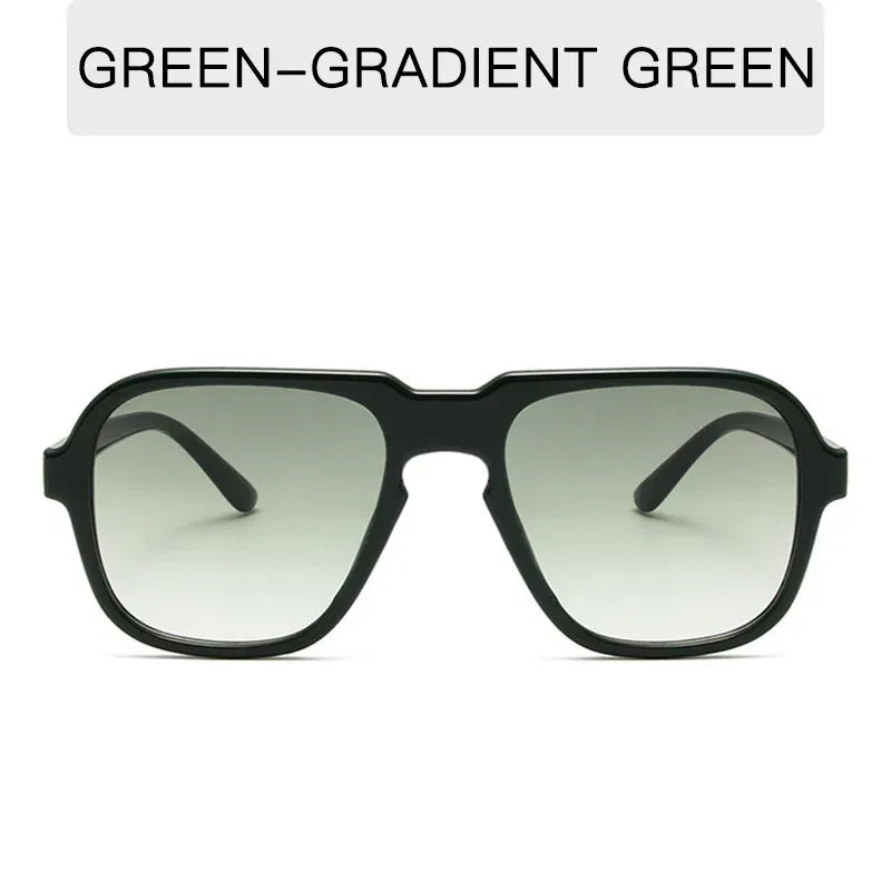 Vintage With Large Rims Sunglasses Men And Women - Viexta