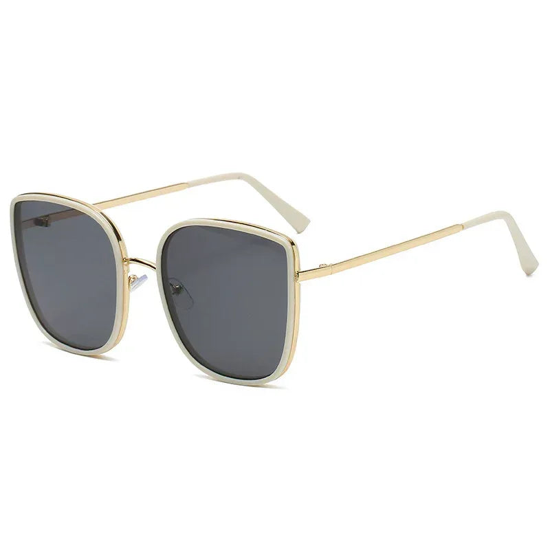 Harajuku Vintage Square Anti UV Solar Glasses - Viexta