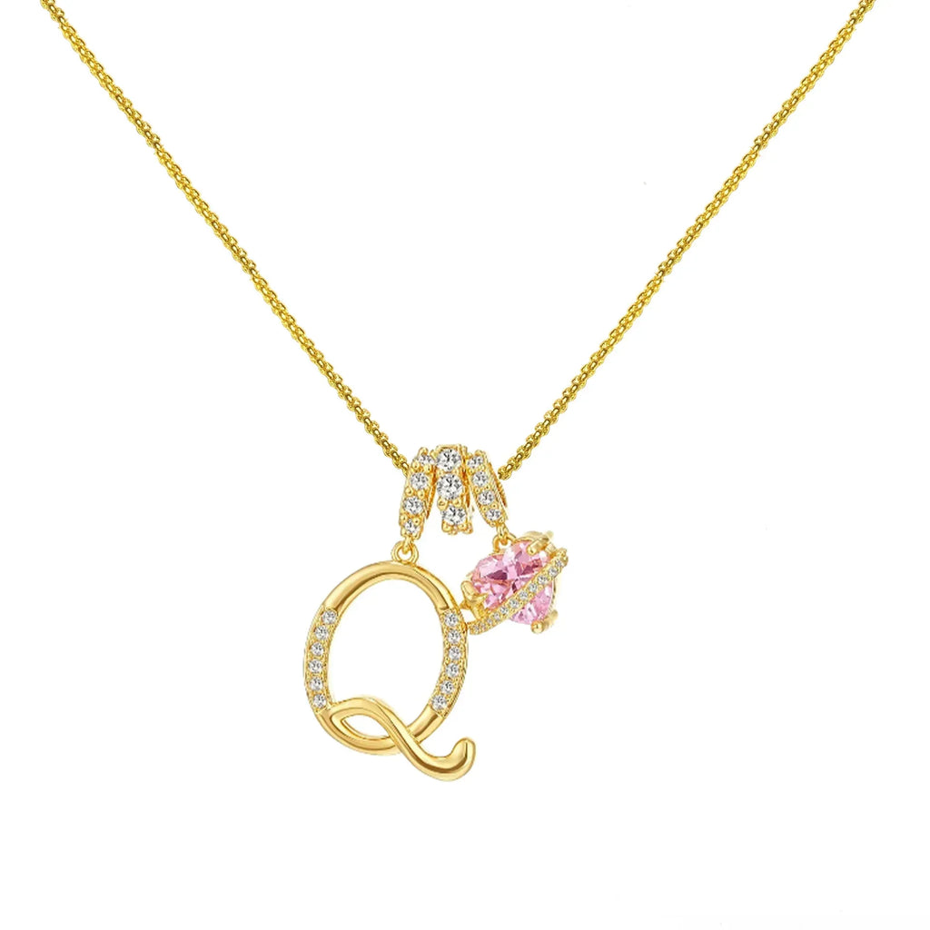 Dopamine 26 English Letter Necklace - Viexta