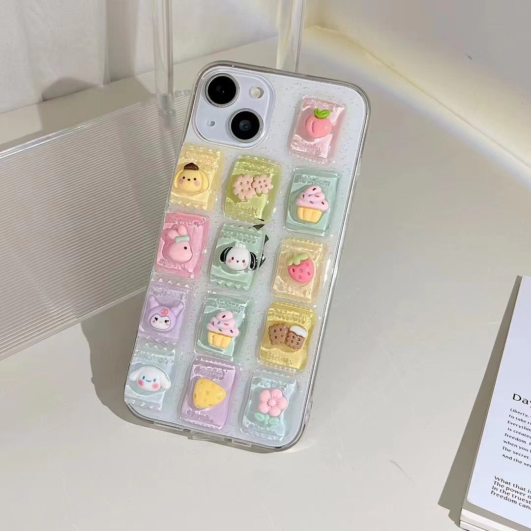Creative Adhesive Candy iPhone Shell