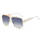 Luxury Fashion Metal Sun-Protective Sunglasses - Viexta