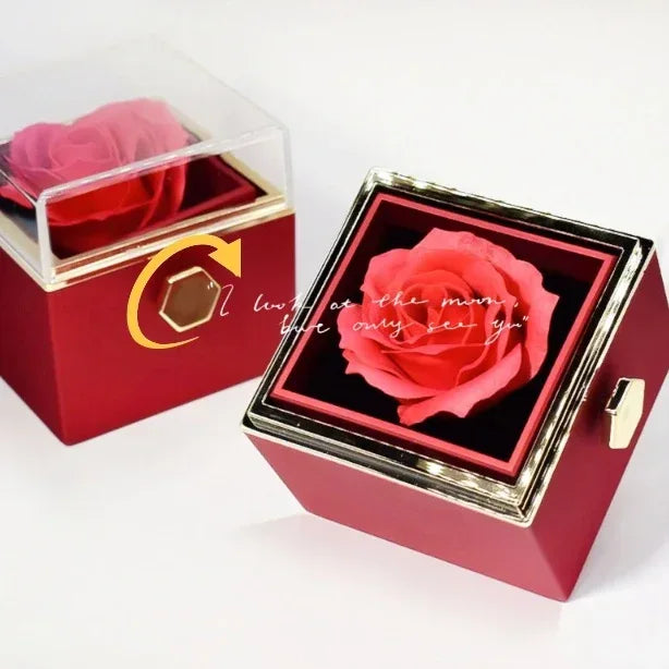 rotating-soap-flower-rose-gift-box - Viexta
