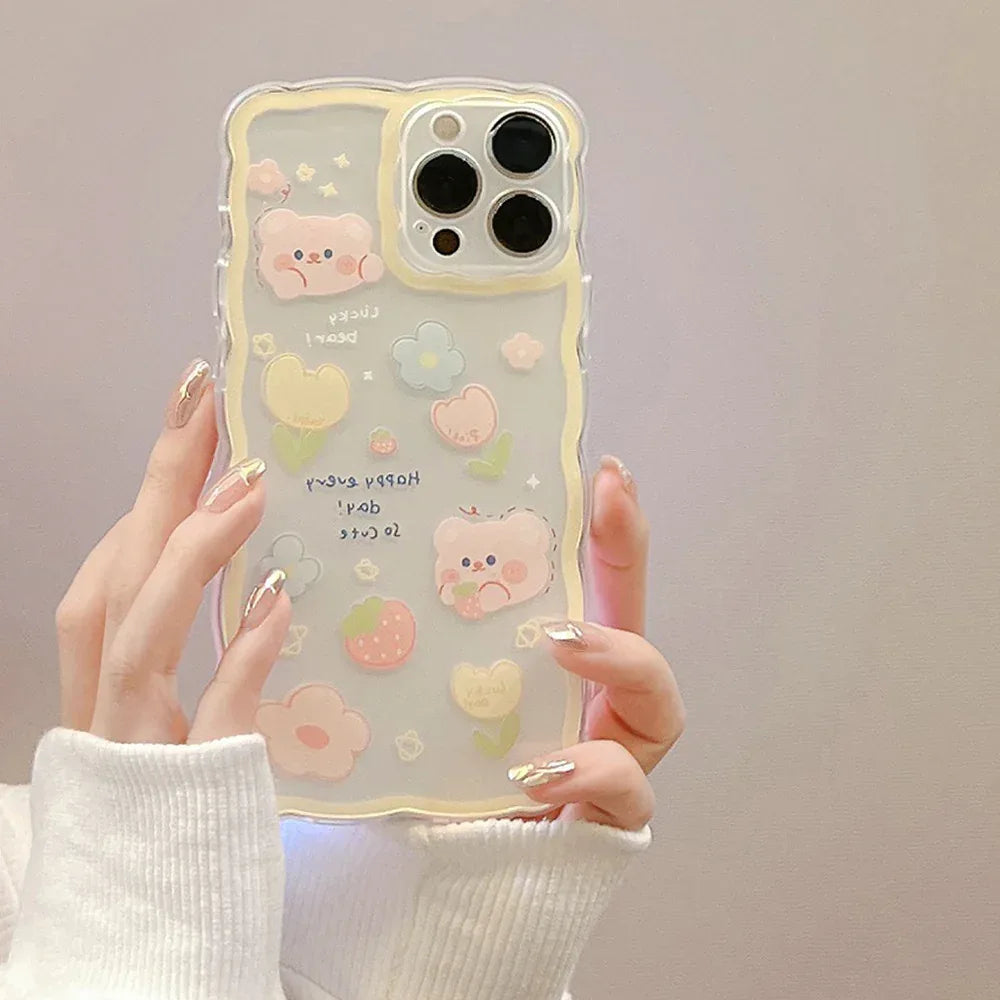 Cute flower iPhone Protective Case - Viexta
