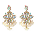 Bohemia Color Diamond Flower Earrings - Viexta
