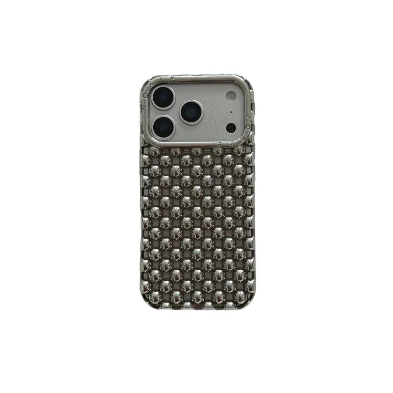 New Electroplated Hollow Bead iPhone Case - Viexta