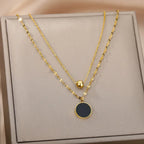 Heart Shaped Titanium Steel Necklace - Viexta