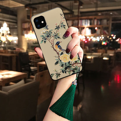 Magnolia Magpie iPhone Case