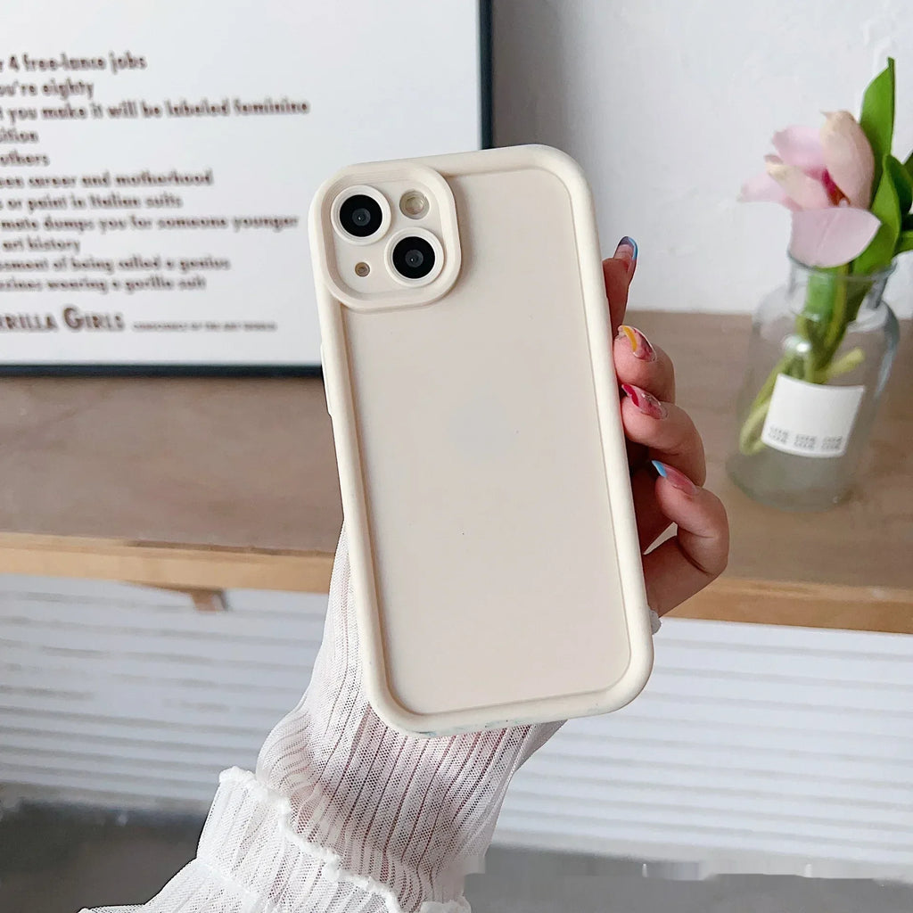 solid-color-frosted-redmi-phone-case - Viexta