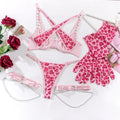 leopard-print-metal-chain-lingerie - Viexta