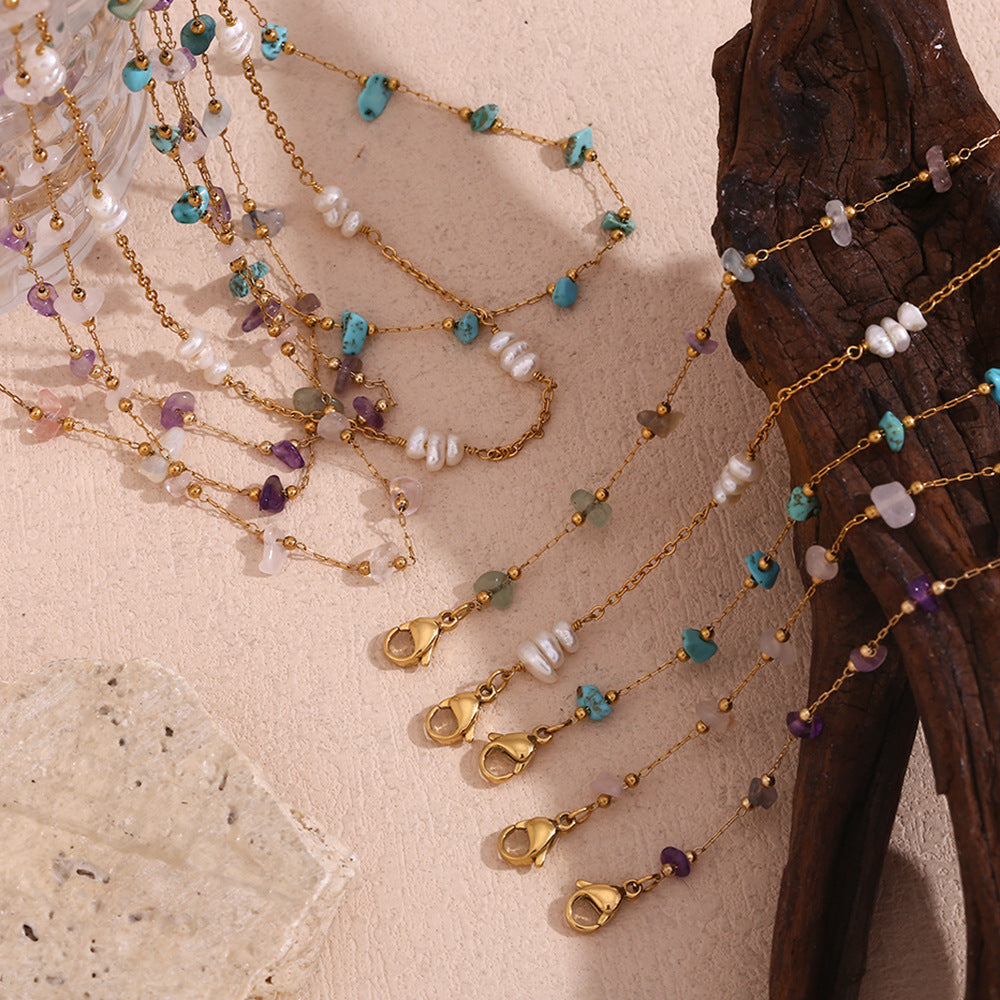 Natural Pebble Handmade Bracelet
