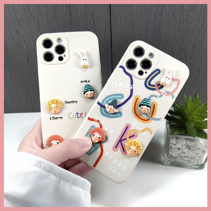 3D Head Doll iPhone Case