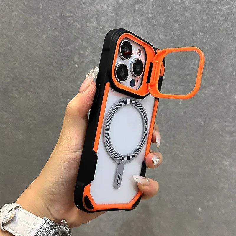 Lens Cover Bracket iPhone Case - Viexta