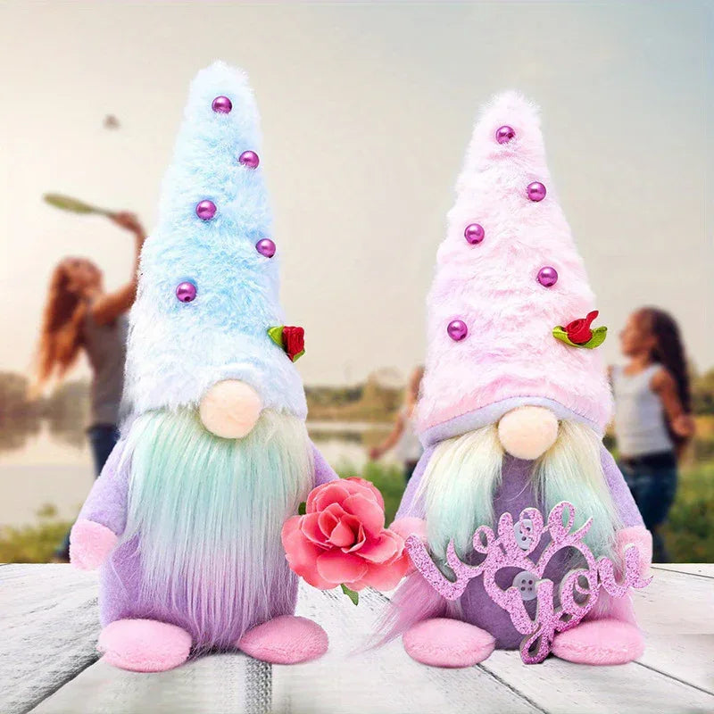 Desktop Decoration Tie-dyed Faceless Doll - Viexta