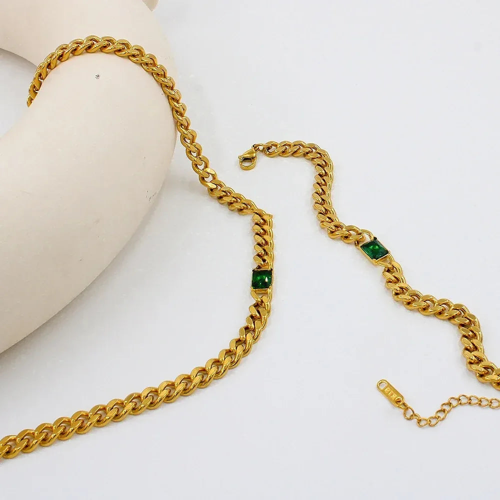 Stainless Steel Cuban Link Chain - Viexta