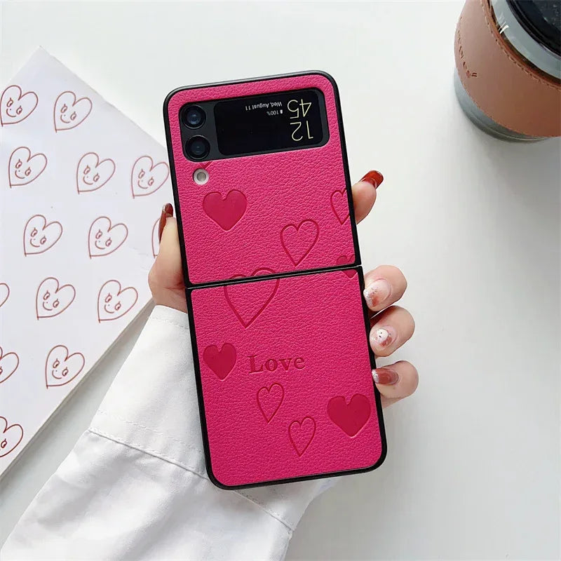 galaxy-z-flip3-love-phone-case-ultra-thin-anti-drop - Viexta