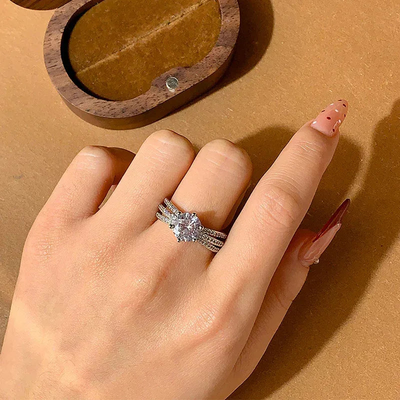 Zircon Engagement Ring - Viexta